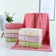 Wholesale of bamboo fiber double-segment towels, thickened household couple face towels, soft and absorbent multi-color towels for hair delivery pic 6