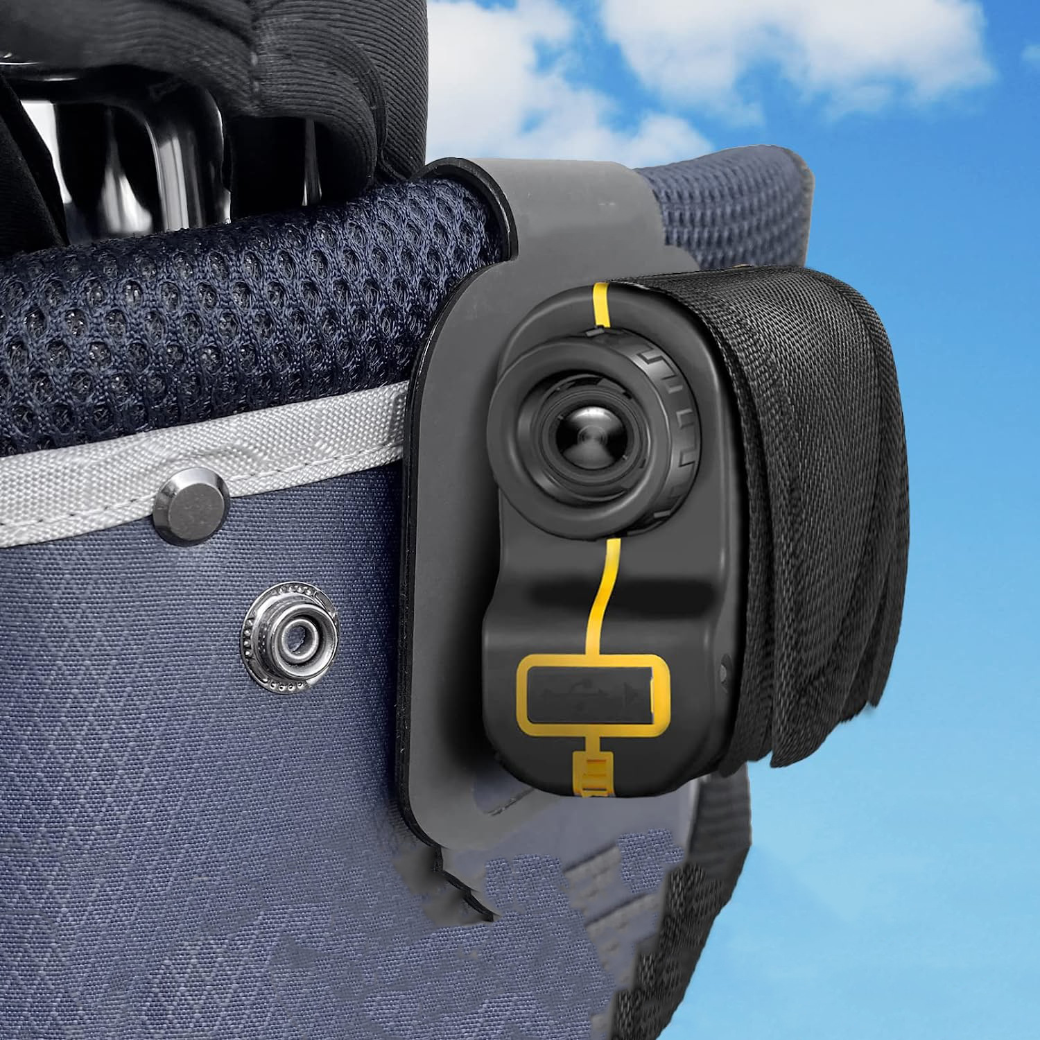 现货高尔夫金属包夹磁吸背夹便携球包创意三合一金属夹黑色帽夹详情9