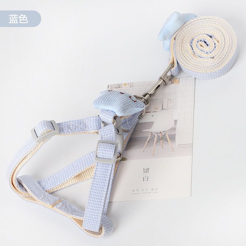 Wholesale I-shaped vest cat leash from the manufacturer, new star adjustable anti-break cat leash for cat walking pic 11