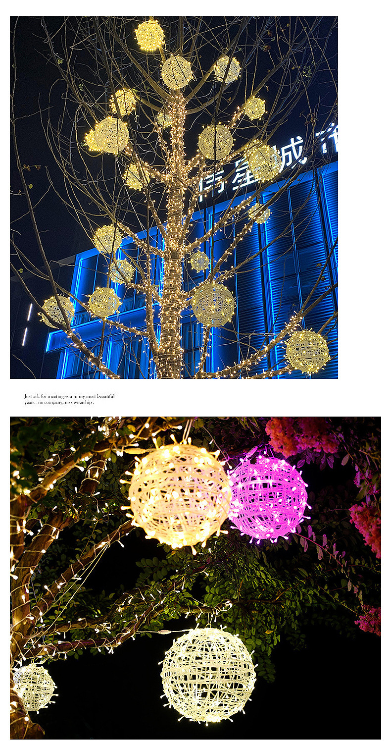 led工程亮化藤球灯圆球防水彩球灯满天星户外防水节日彩灯批发详情3