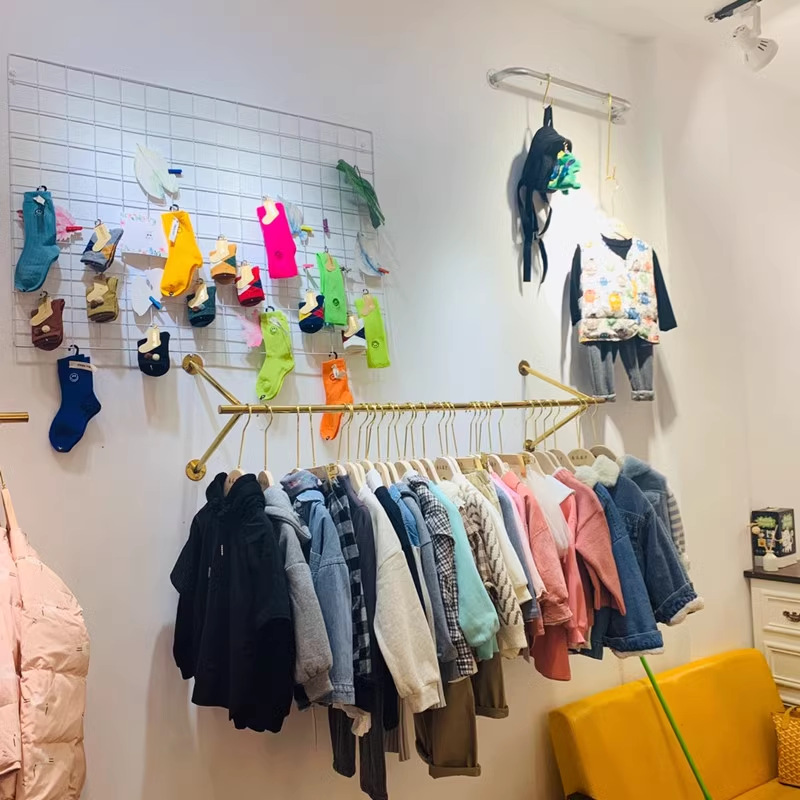 服装店实木儿童衣架无痕挂钩家用加粗成人裤架防滑晾衣架衣挂批发详情4