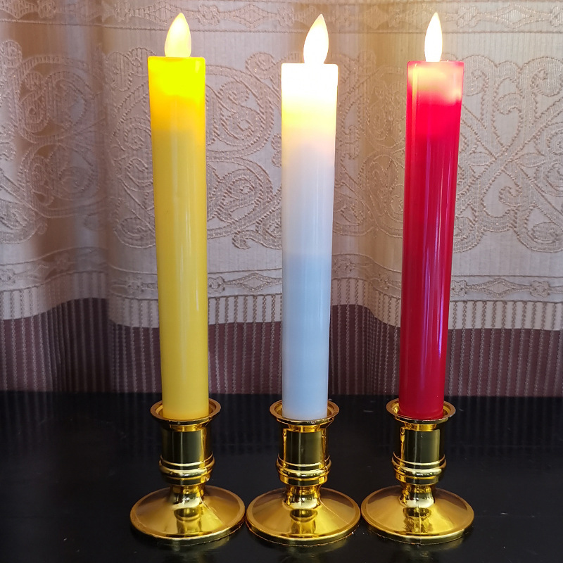 Long-pole electronic candles for Buddha and blessing, swinging decorative handicrafts and ornaments pic 9