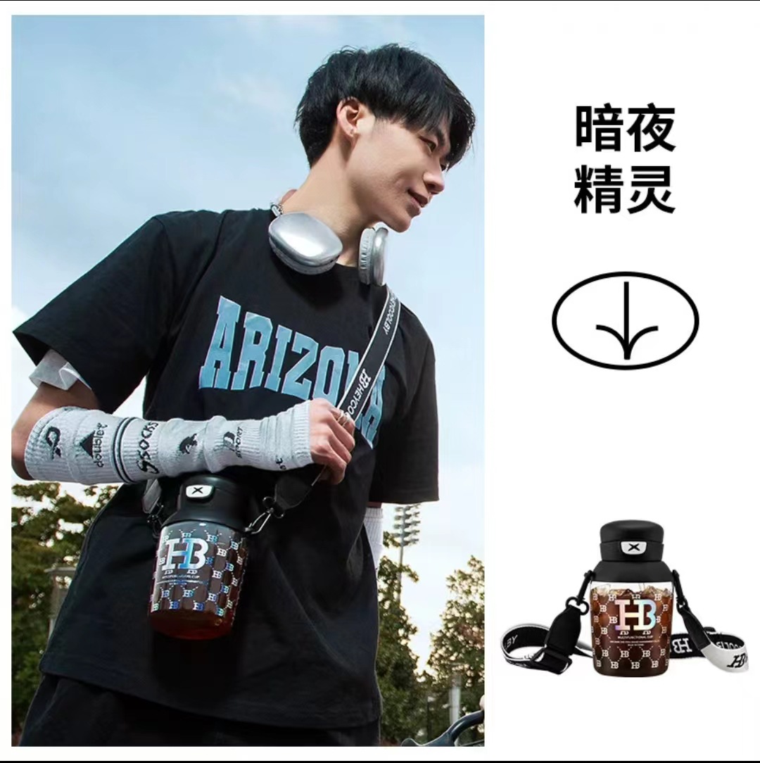 saylee小立欣悦水杯时尚女士高颜值双饮吸管食品级塑料杯子高端礼详情2