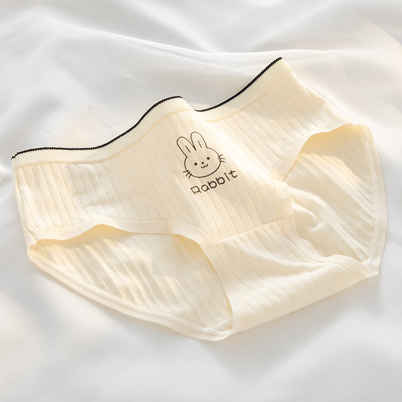 条纹卡通女士内裤女生纯棉A类婴儿棉少女7A抗菌裆三角裤头详情25