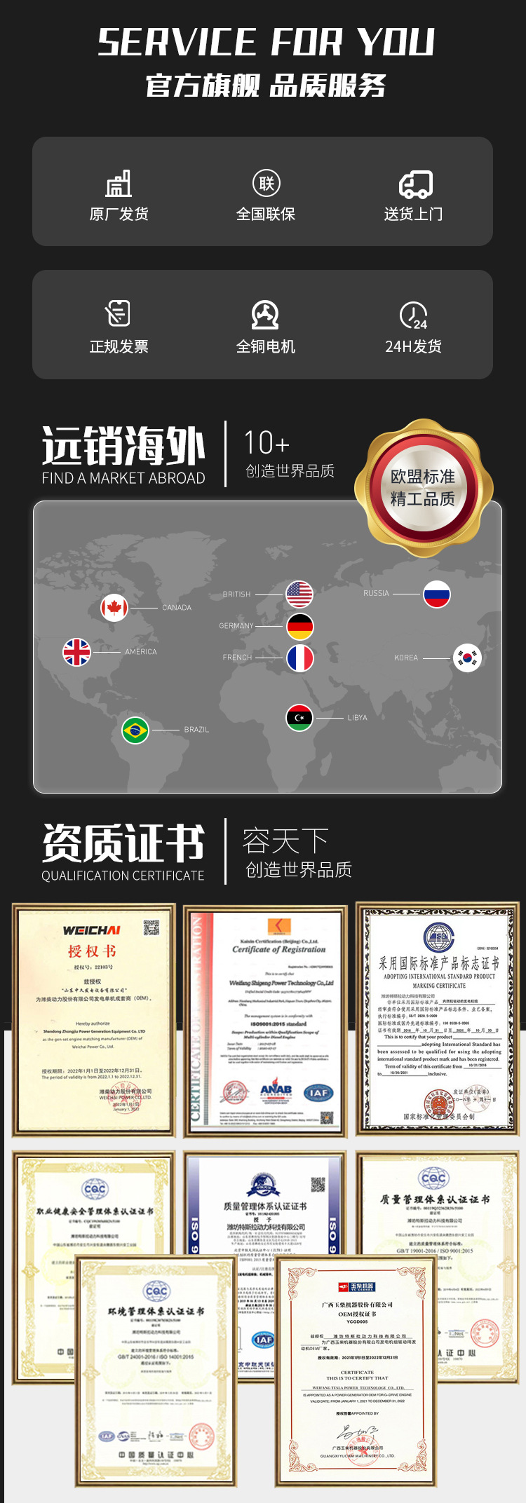 潍柴玉柴康明斯30KW柴油发电机组50/100千瓦发电机组380v三相静音详情7