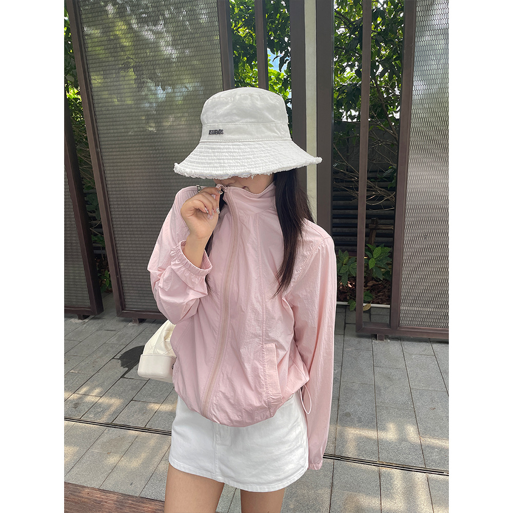 子川蓝色系清凉垂感工装裤女2024夏季新款松紧腰百搭直筒长裤8656详情7