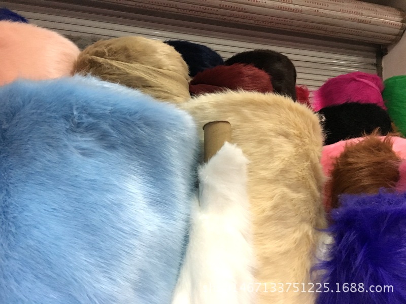Fox fur artificial fur clothing, fashion fur, fur collar, pom-pom fabric toys, headwear, hair accessories, fox fur fabric pic 8