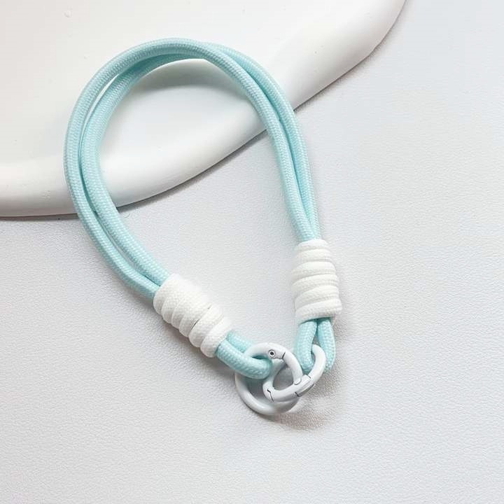 简约ins拼色编织绳短款手机挂绳ccd相机挂件手提挂饰男女腕带双扣详情17