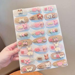 儿童发饰礼盒套装小皮筋皇冠头饰发夹小公主发绳女孩首饰品收纳盒详情15