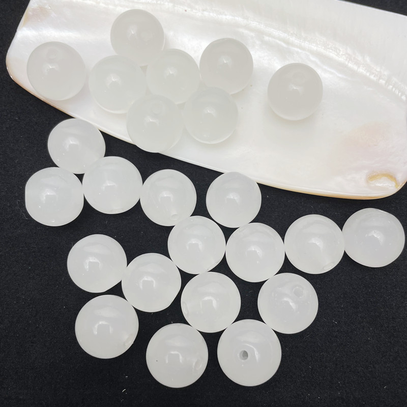 现货6 8 10mm双色玻璃珠子散珠手工diy手串配件批发项链饰品材料详情9