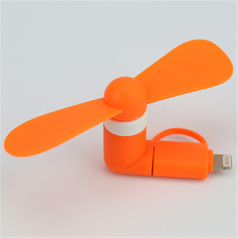 Portable fan, Apple and Android 2-in-1 mini mobile phone fan, creative ubs short fan, small mobile phone fan pic 16
