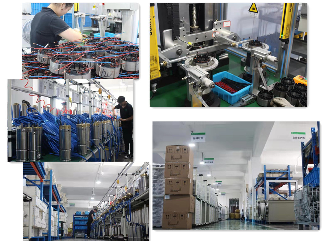 Solar energy system DC brushless submersible pump, photovoltaic solar panel, deep well pump, solar pump pic 13