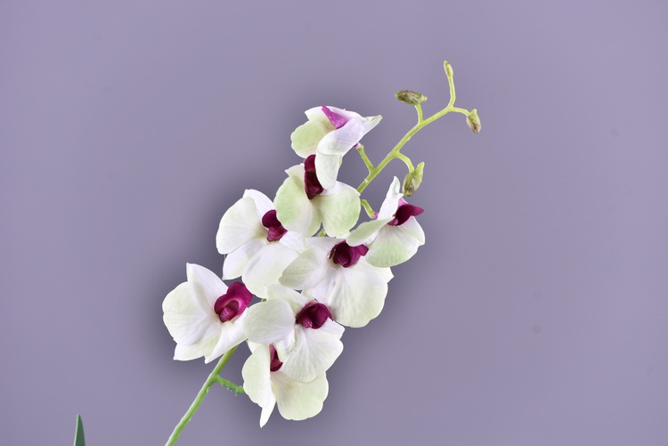 Factory direct sales of high-end artificial dendrobium, wholesale of artificial flowers with leaves, home decoration of Phalaenopsis and Lanjin artificial plants pic 6
