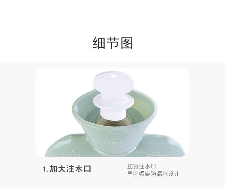 冬季新款注水热水袋高密度PVC学生简约暖水袋 可爱卡通便携暖手宝详情20