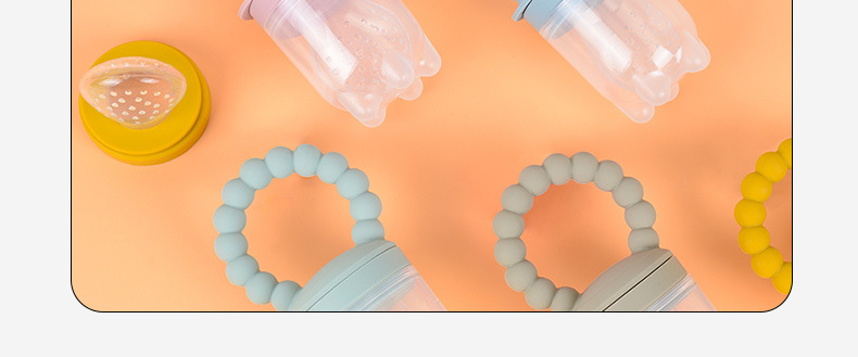 批发婴儿安抚奶嘴水果辅食神器硅胶咬咬乐食品级儿童果蔬咬咬牙胶详情19