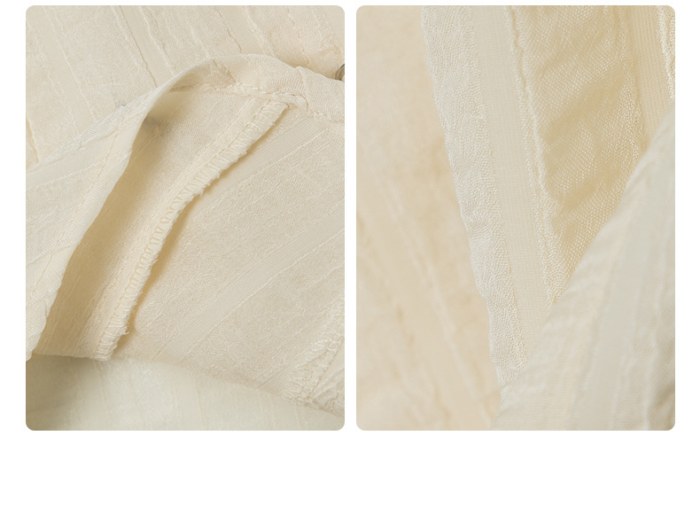 Nariele 洋气薄款开衫V领春秋短款衬衫女御姐风修身长袖韩系上衣详情22