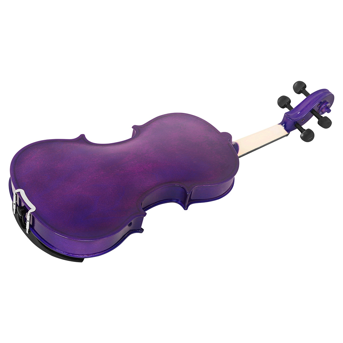 Cross-border popularization of violins, solid wood violins for children, beginners, grading practice. Colored violins can be customized pic 14