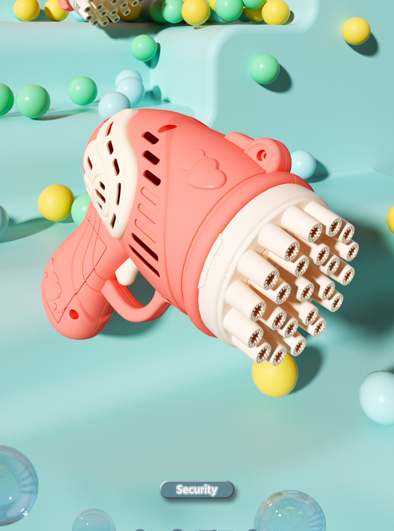 新款网红太空宇航员泡泡机电动10孔泡泡枪儿童玩具加特林跨境批发详情38