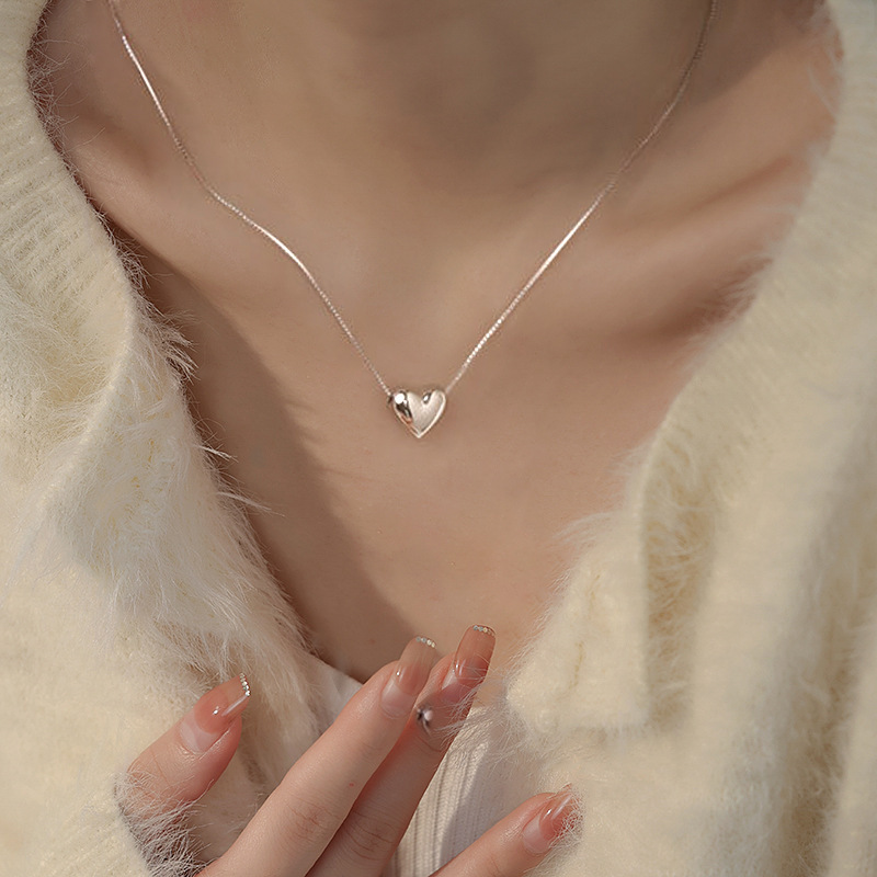 S925 sterling silver Instant Wealth Small gold Bar necklace for women, new light luxury, niche and versatile collarbone chain, wealth-attracting small gold brick pendant pic 38