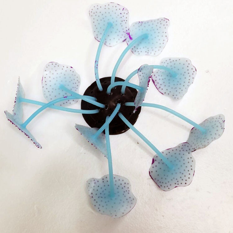 Baojie aquarium decorative simulation coral soft glue products fish tank décor SH001 fábrica al por mayor pic 32