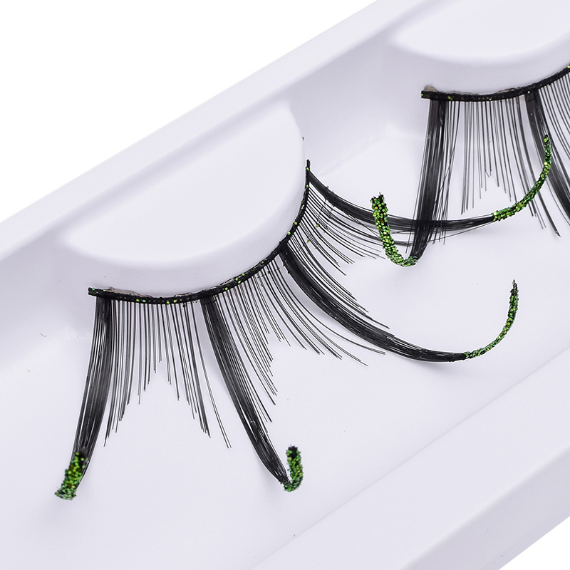 Cross-border bestseller 3D European and American style exaggerated eyelashes for Halloween and Christmas, one-piece consignment pic 17
