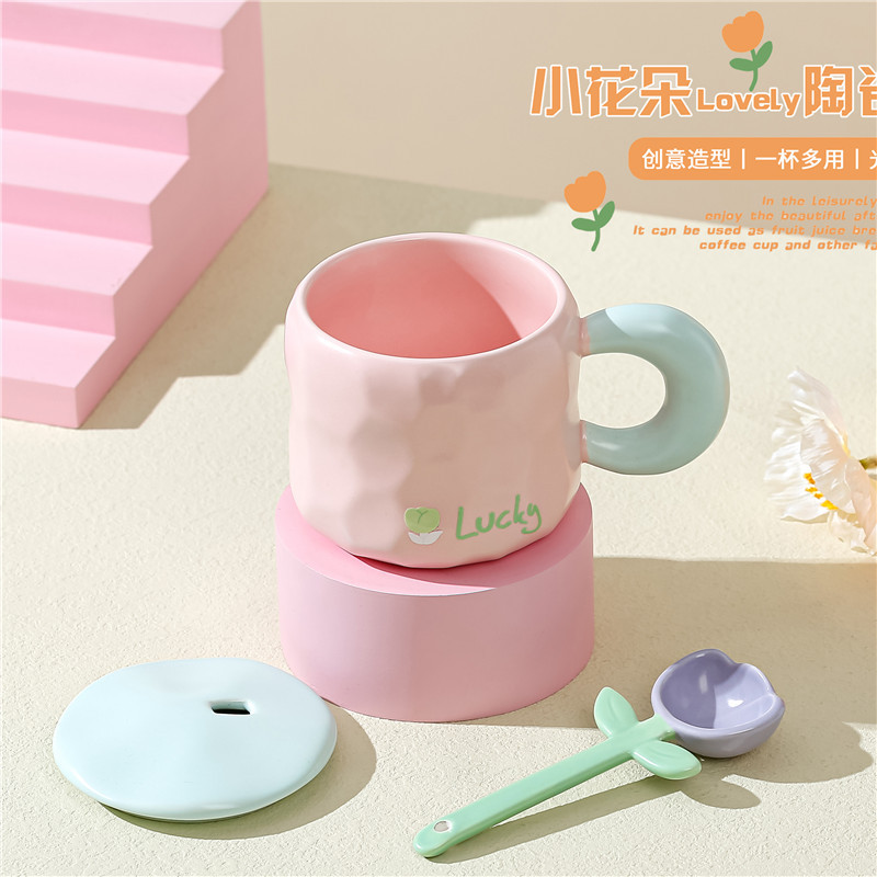 ins高颜值马克杯跨境陶瓷杯创意礼品水杯情侣咖啡杯家用牛奶杯详情7