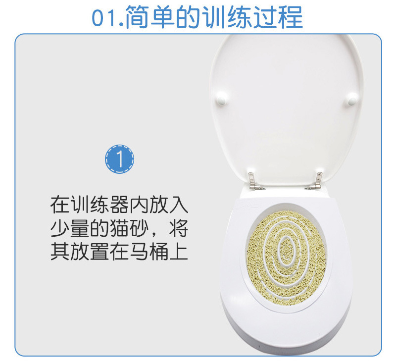 New high-quality cat toilet trainer, new cat toilet seat pic 3
