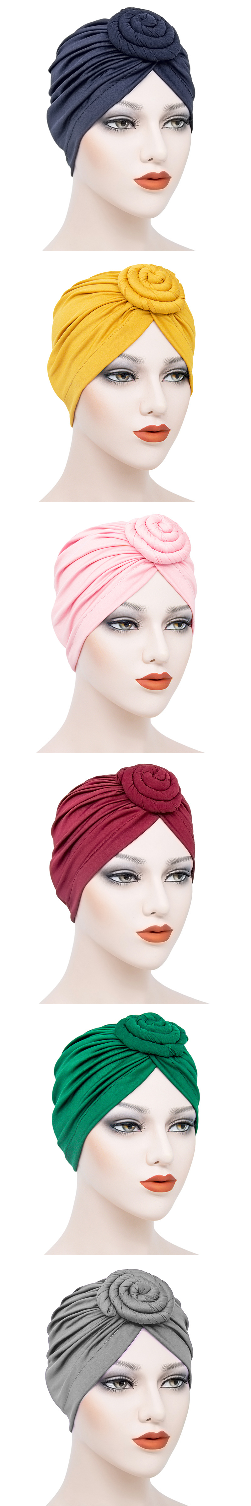 Donut plate flower hats, Muslim milk thread turban, and Indian adult hats are popular in Europe and America. Wholesale pic 29