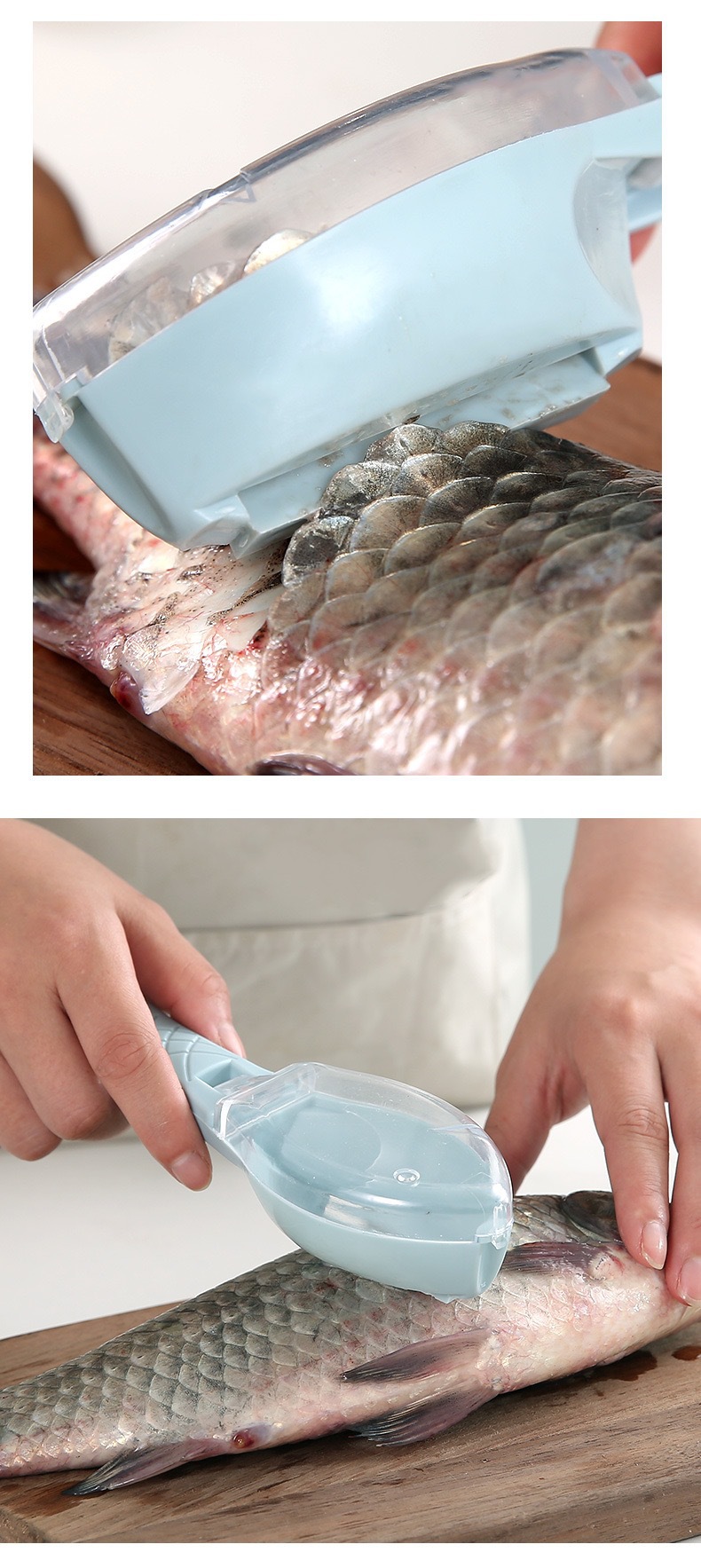 刮鱼鳞器鱼鳞刨刮器打鳞器去鱼鳞工具鱼鳞刷去鳞器刮鳞器网红款详情9