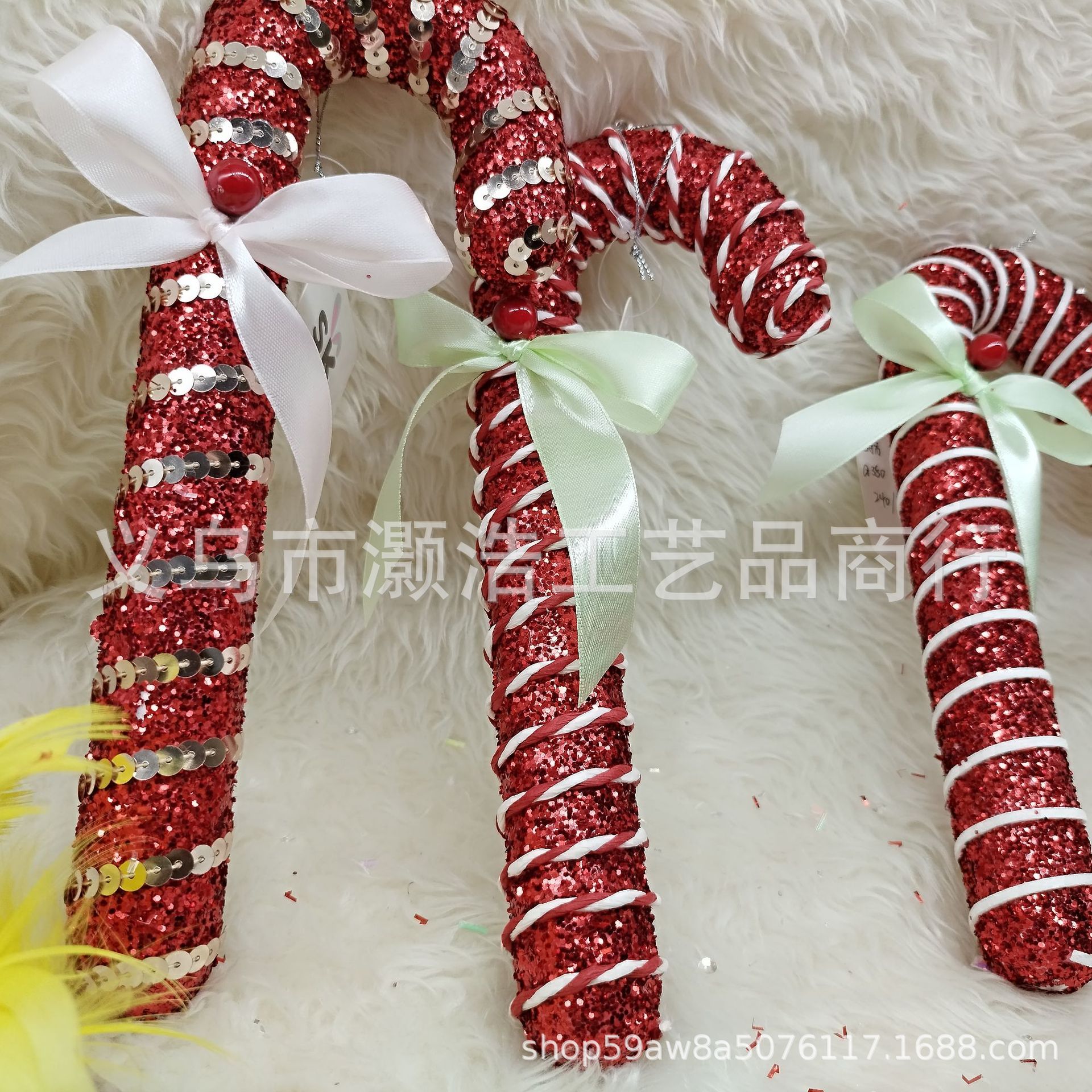 厂家直销圣诞节挂件/装饰品/圣诞拐/圣诞树装饰/圣诞树，场景布置详情1