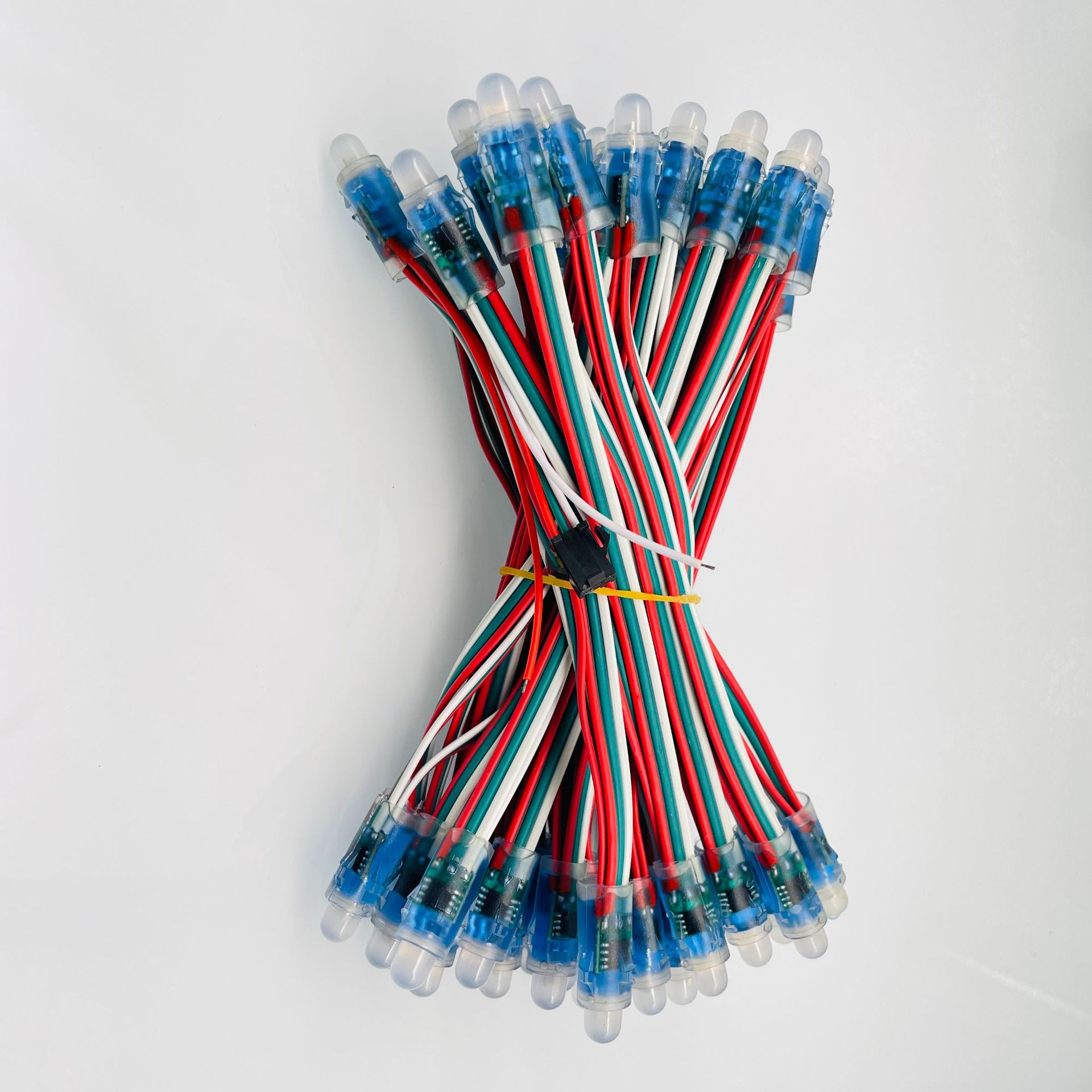 Full-color exposed light string, three-wire 5v outdoor advertising sign, perforated string, waterproof and sun-proof exposed light, LED perforated light pic 6