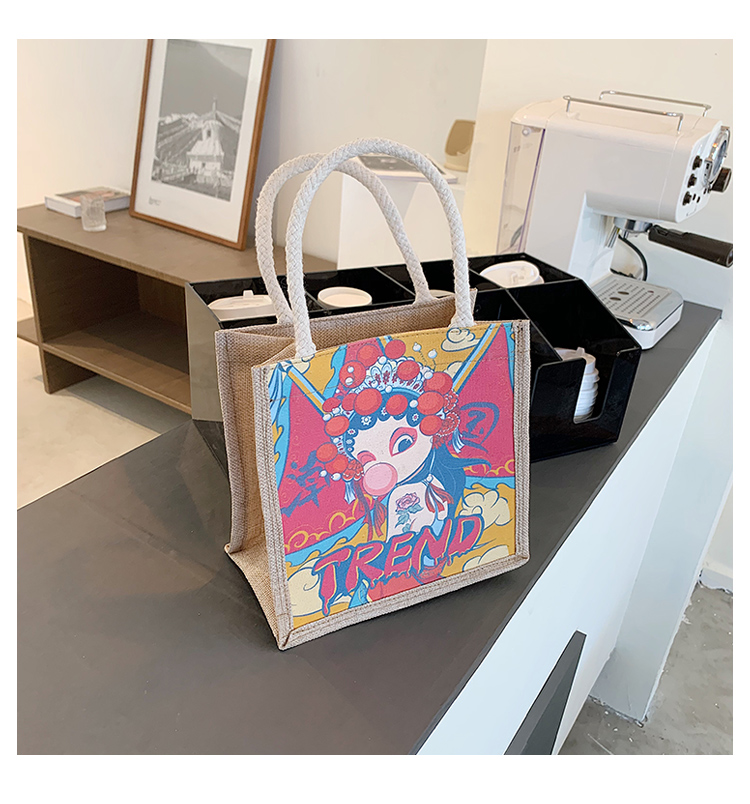 国潮少女帆布包女ins风单肩包风2020新款潮民族风复古麻布手提袋详情26