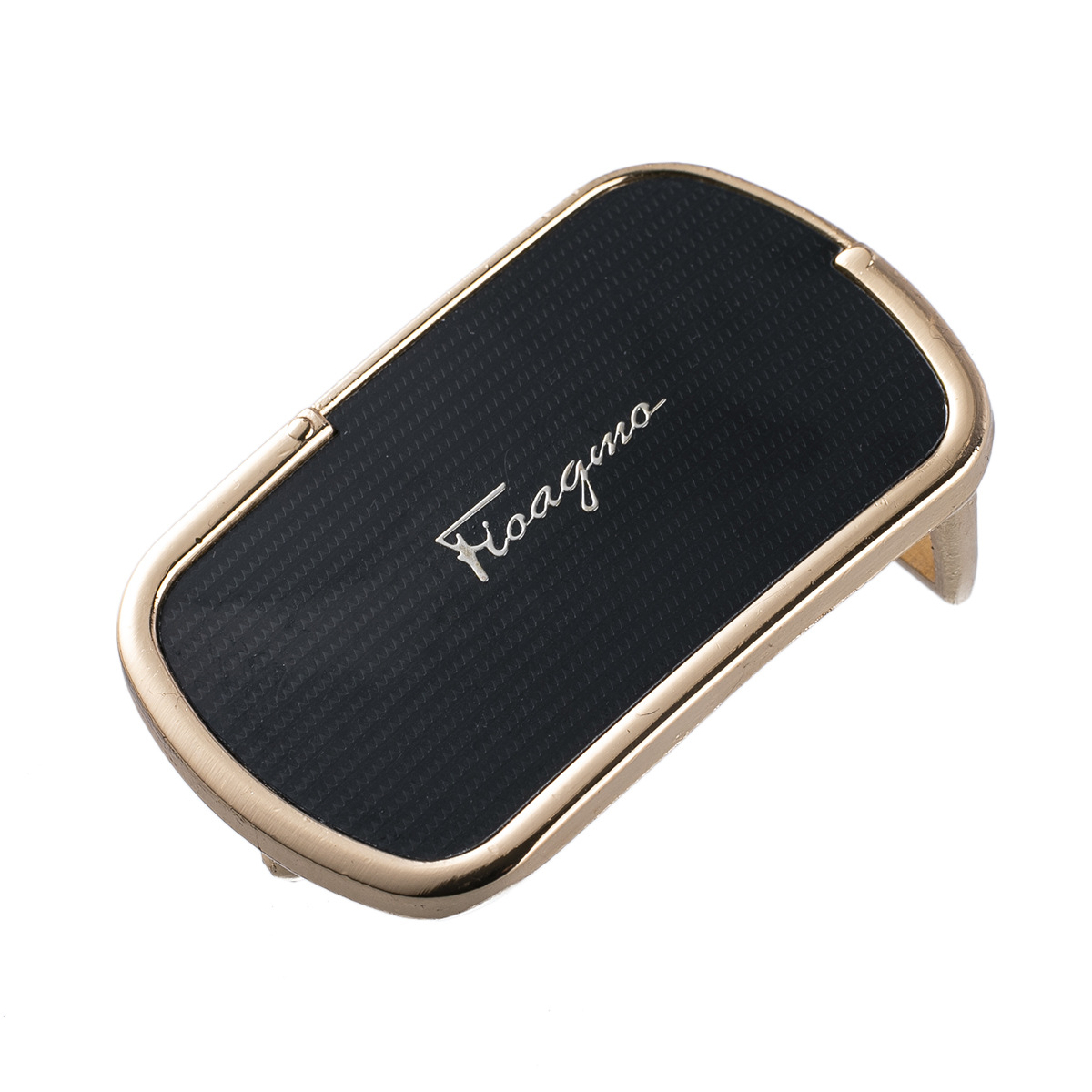 爆款男士平滑皮带扣锌合金五金胶片板扣配33mm打眼皮带批发详情6