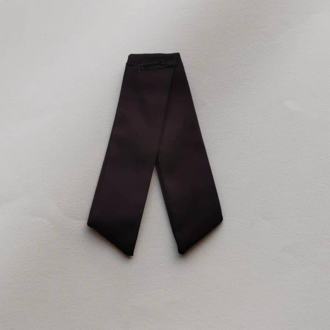 八字领结女黑色藏蓝色搭配衬衣酒店西服装饰品纽扣饰可拆式领花详情2