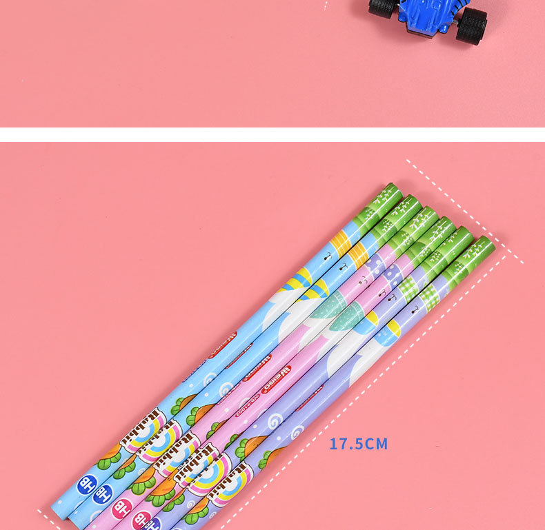 Weibo Cartoon Cute Pencil/Pencil sharpener/Toy Car Four-in-one Set in one box Multi-purpose stationery Gift pack pic 9