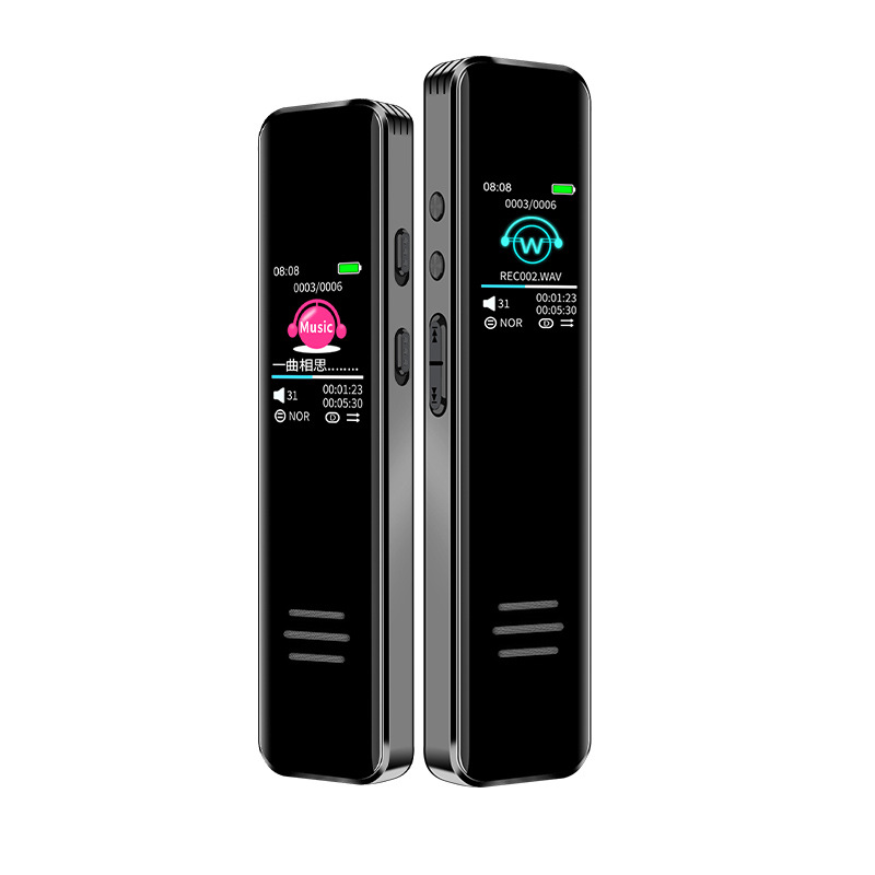 5D mirror eye-protecting color screen digital voice recorder 3072KBPS MP3 player pic 16