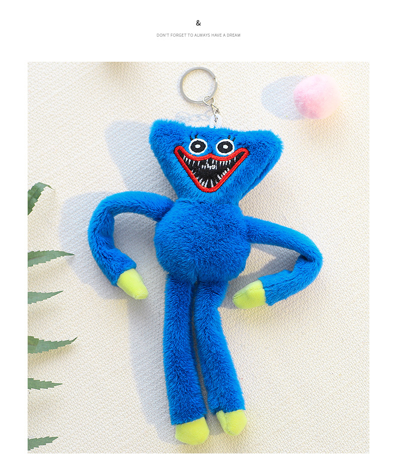 大蓝猫波比的游戏时间周边玩偶香肠怪公仔红蓝怪娃娃蓝魔毛绒玩具详情11