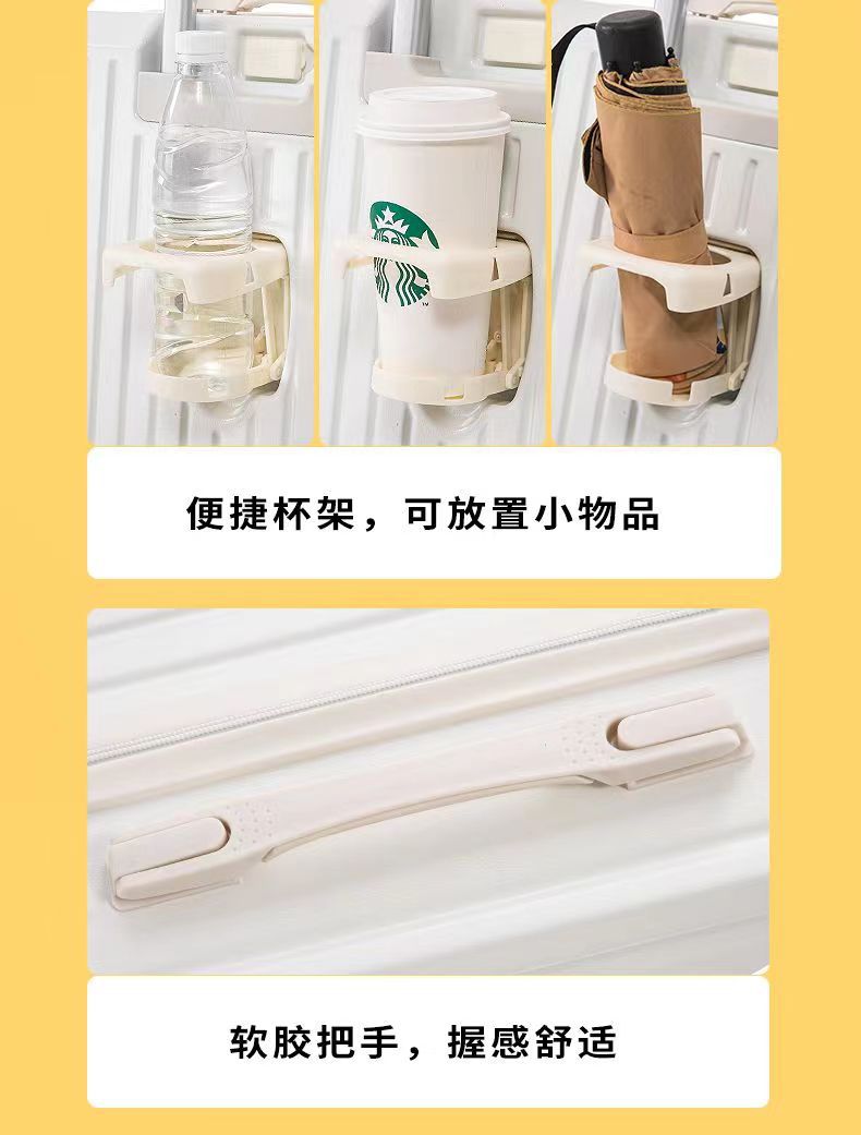 New luggage, swivel wheel handle suitcase, leather case, fashionable travel case for boys and girls, large-capacity password case pic 19