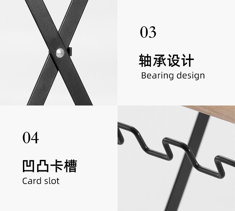 Outdoor folding garbage rack, camping trash can stand, portable simple fruit peel bin, park camping, picnic, self-driving pic 19