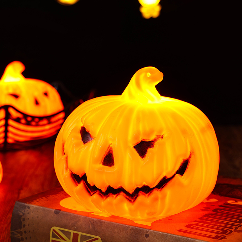 New Halloween decorative pumpkin lanterns, party atmosphere decoration LED pumpkin lanterns, Halloween carnival party decorative lights pic 7