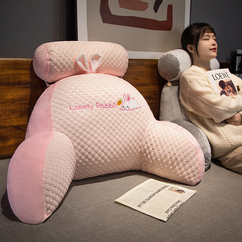 床头靠垫软包护腰靠枕大靠背床靠枕头沙发床上宿舍看书抱枕榻榻米详情23