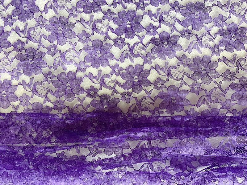 Factory direct sales of large orchid lace fabric, Chinese-style bright silk fabric skirts, wedding dresses, lace trim accessories pic 15