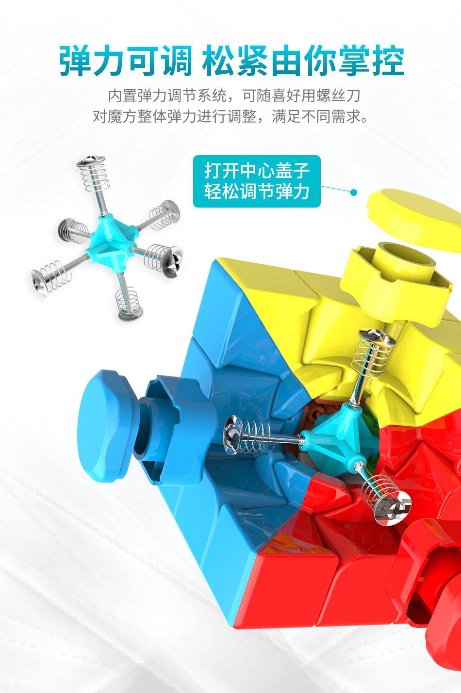 魔域魅龙系魔方 二三四五六七八九十阶金字塔五魔方磨砂益智魔方详情4