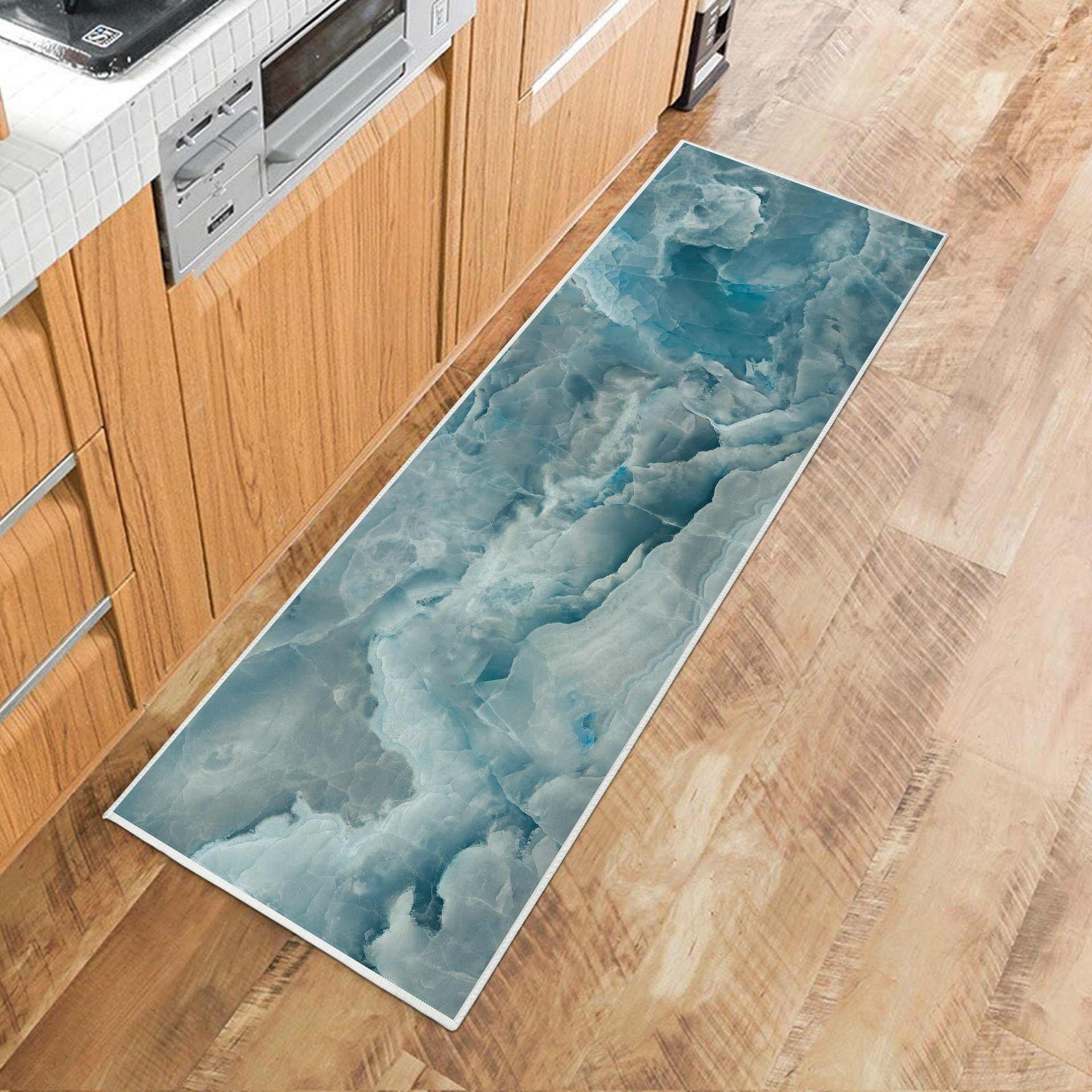 New simple marble floor MATS, entrance foyer MATS, kitchen MATS, long bathroom floor MATS, absorbent MATS and anti-slip MATS pic 2