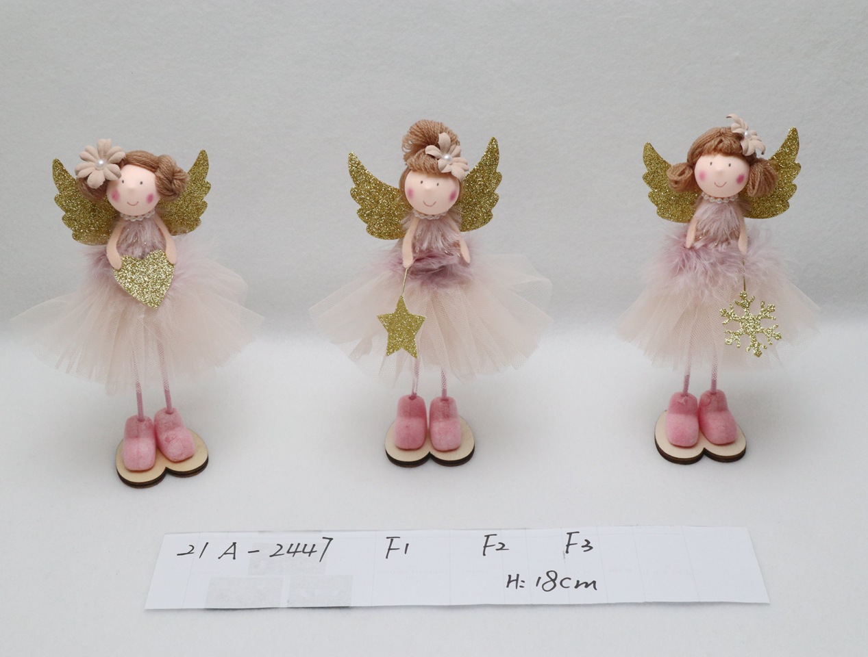 The 2023 new Christmas ornaments featuring squirrels, flowers, rabbits and fairies come in a variety of creative and cute styles for scene arrangement pic 3