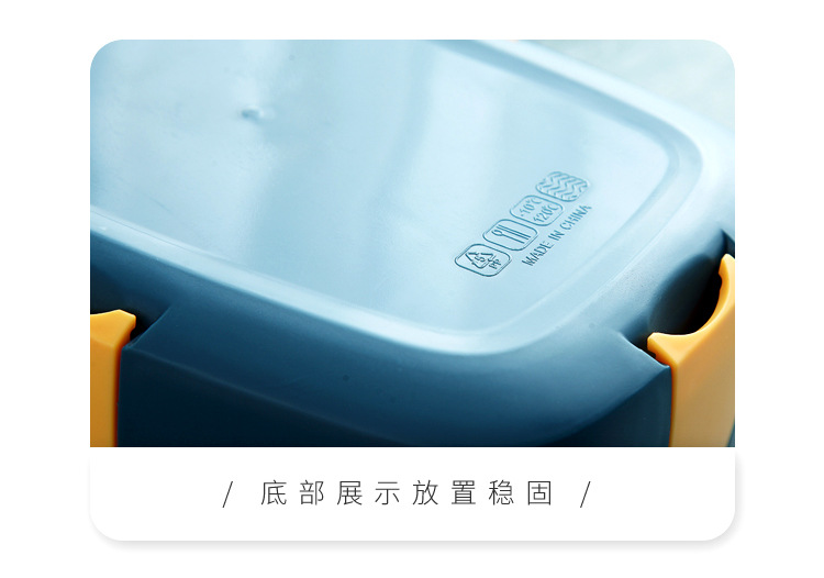 INS四扣304不锈钢饭盒可注水保温午餐盒学生上班族带饭日式便详情11