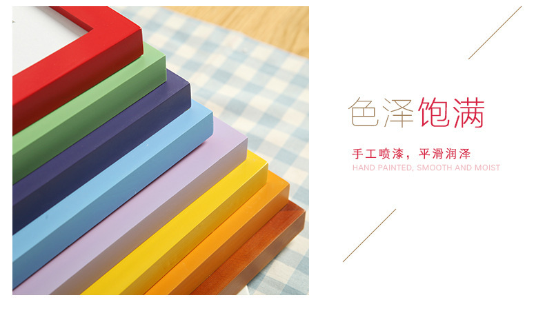 Solid wood photo frames for wall mounting, a4 display stands, 1000 pieces of jigsaw puzzle frames, 4-page poster large photo frames, factory customization pic 20