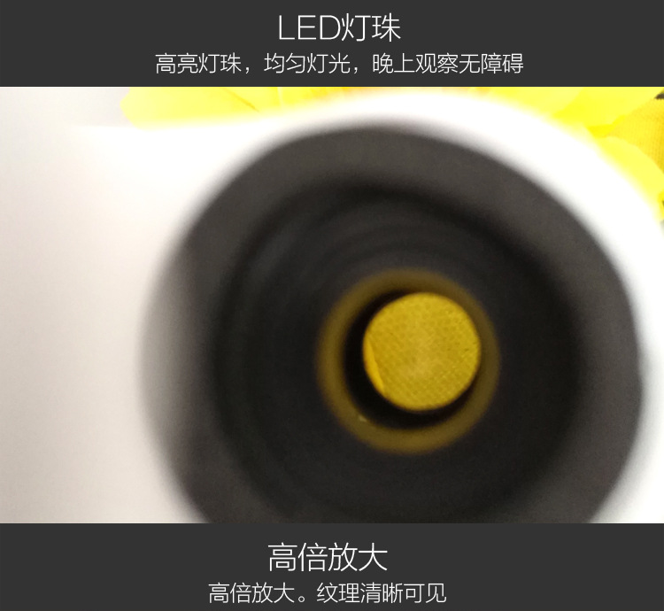 Source factory TH-7004CB Mini portable microscope with phone holder, LED lamp microscope, high magnification, compact size pic 8