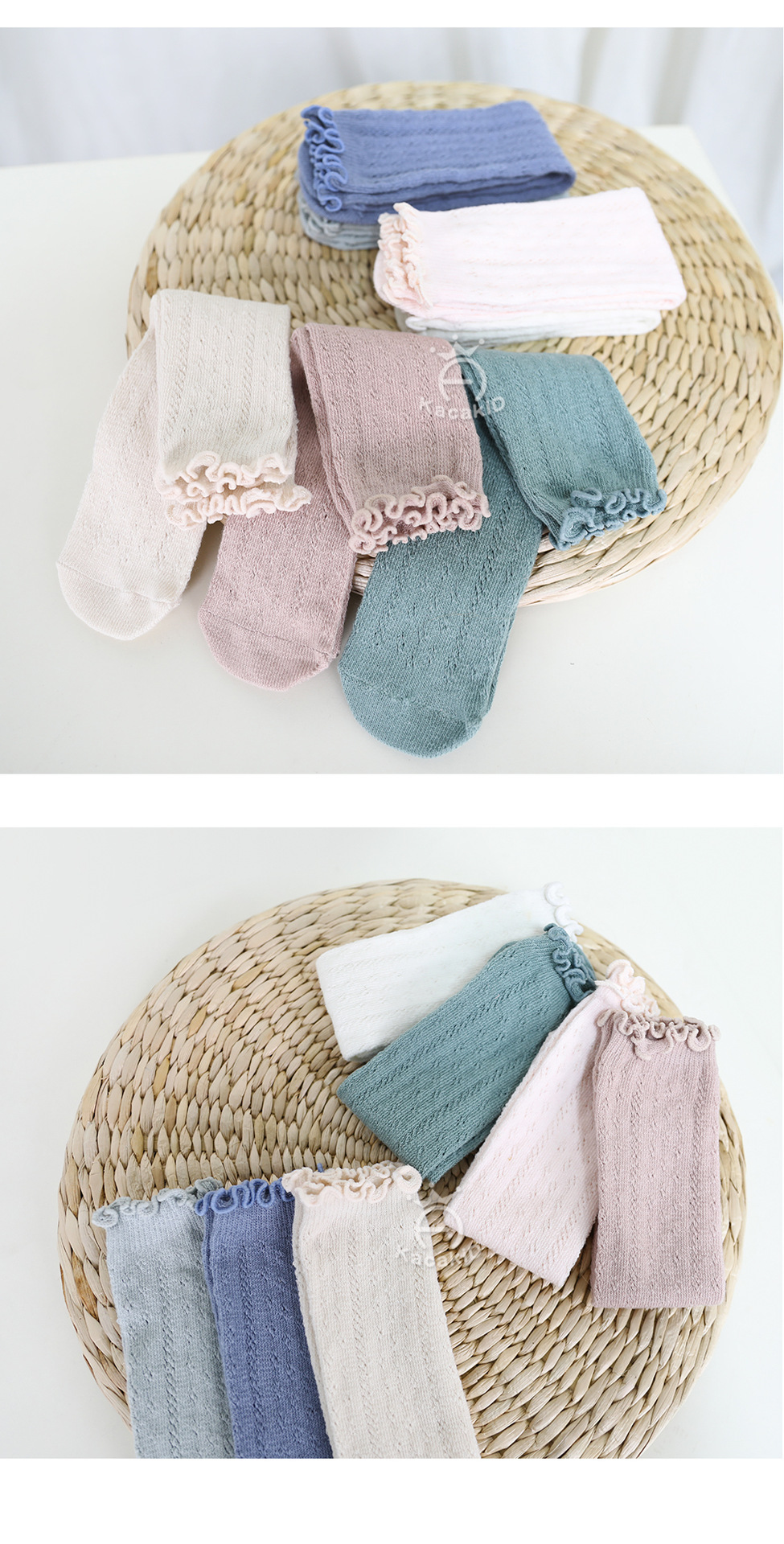 夏季防蚊袜婴儿儿童a类网眼袜西班牙女宝宝袜子中筒袜长筒袜童袜详情20