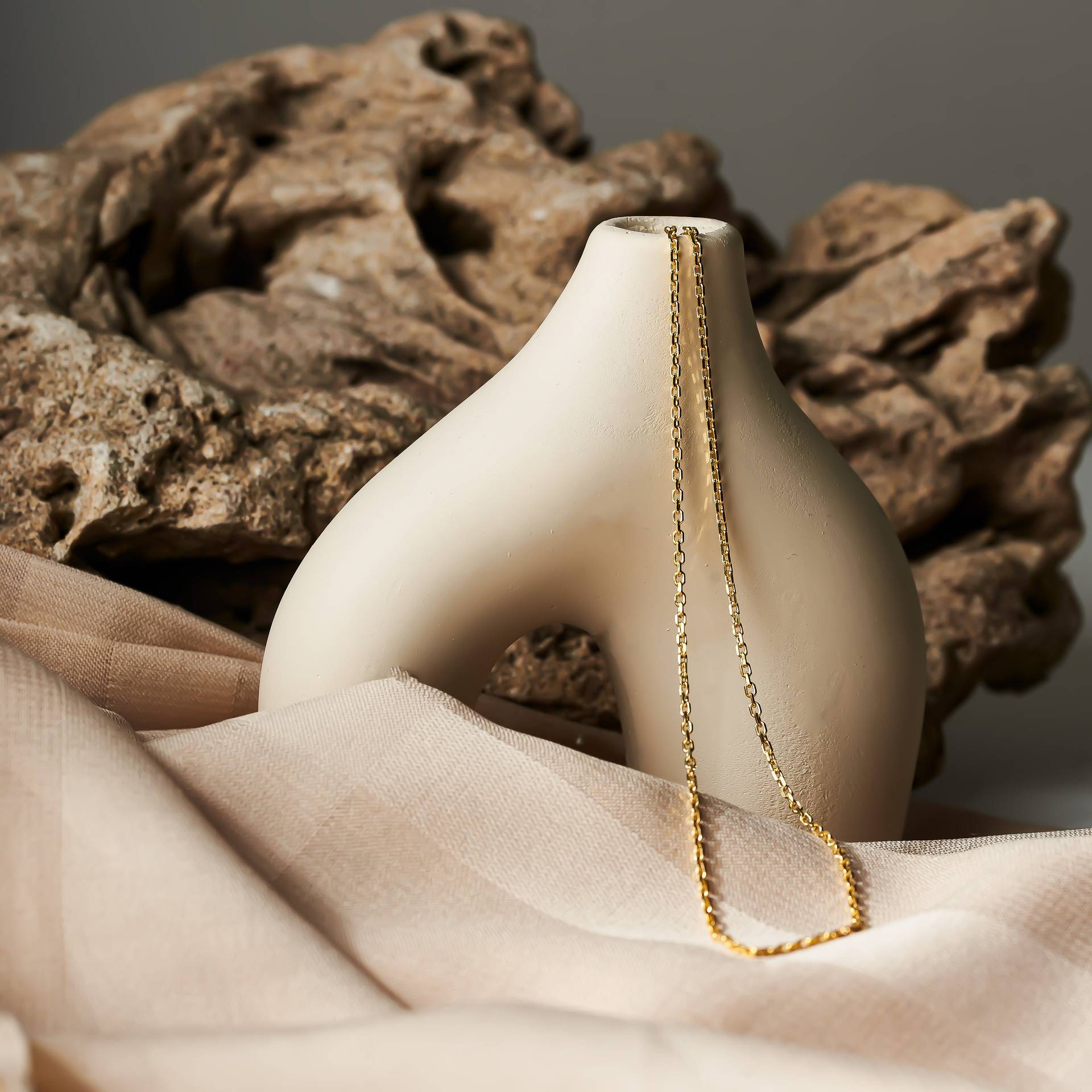 European and American cross-border stainless steel simple and versatile 18k gold plain chain, blade chain, twist chain, box chain, diy jewelry chain pic 6